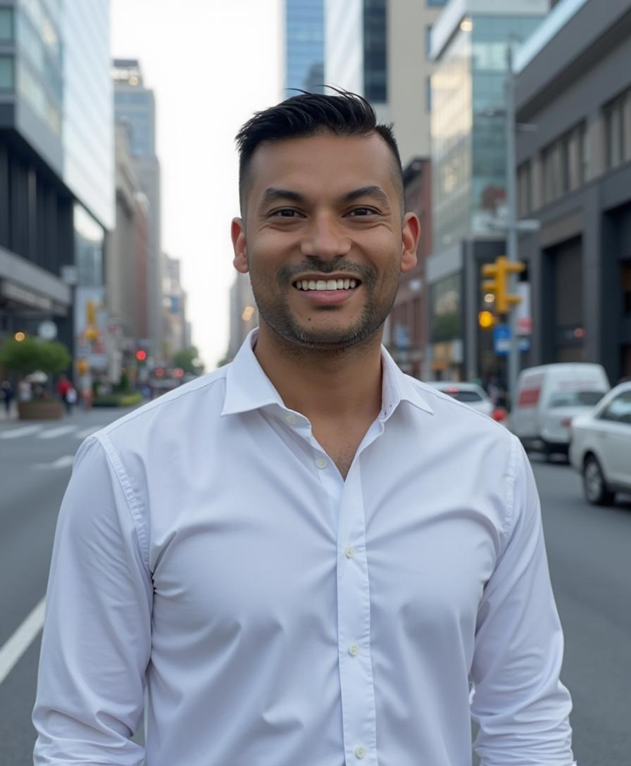 Portrait of Eddie Freitas, Founder and Managing Director